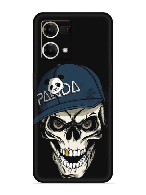 Panda Skull Embossed Soft Silicone Case for Oppo Reno 7 (4G) Zapvi