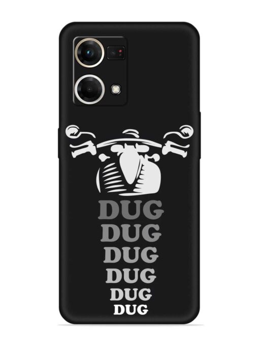 Dug Dug Dug Embossed Soft Silicone Case for Oppo Reno 7 (4G)