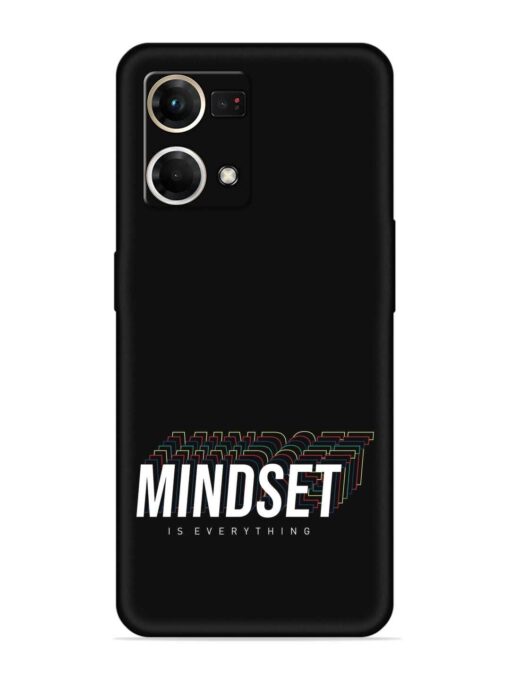 Mindset Everything Slogan Embossed Soft Silicone Case for Oppo Reno 7 (4G) Zapvi