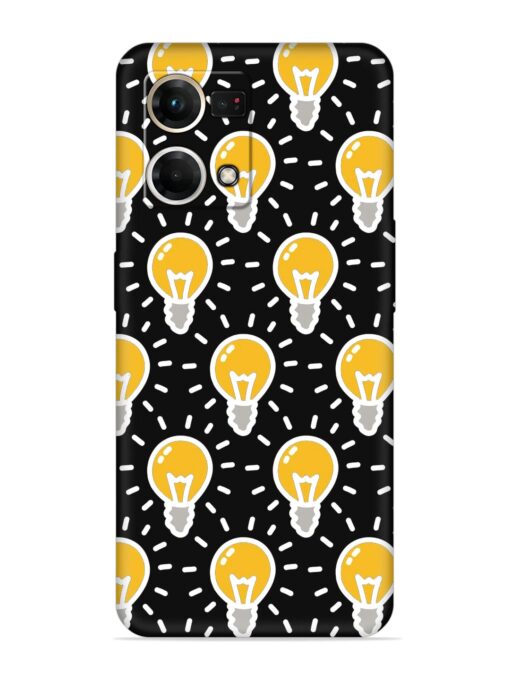 Light Bulb Seamless Embossed Soft Silicone Case for Oppo Reno 7 (4G) Zapvi