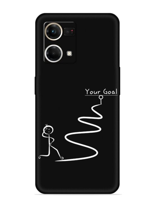 Your Goal Embossed Soft Silicone Case for Oppo Reno 7 (4G) Zapvi