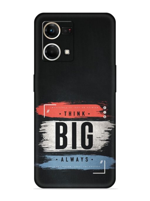 Think Big Always Embossed Soft Silicone Case for Oppo Reno 7 (4G)