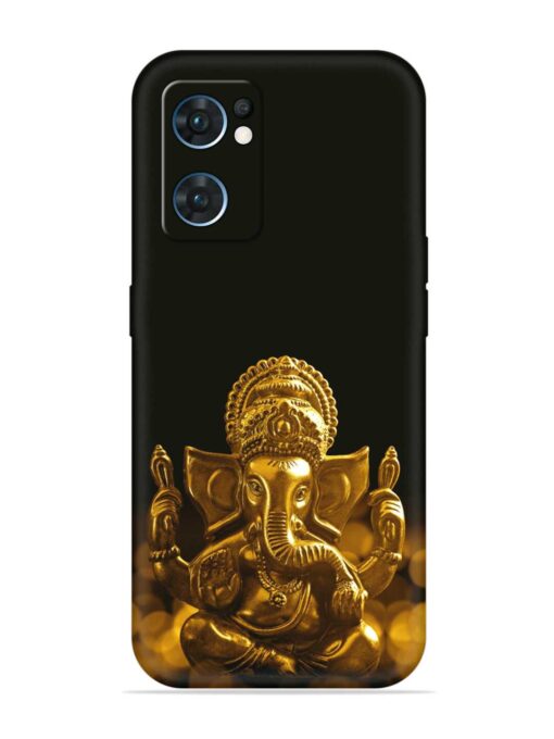 Lord Ganesha Indian Festival Embossed Soft Silicone Case for Oppo Reno 7 (5G) Zapvi