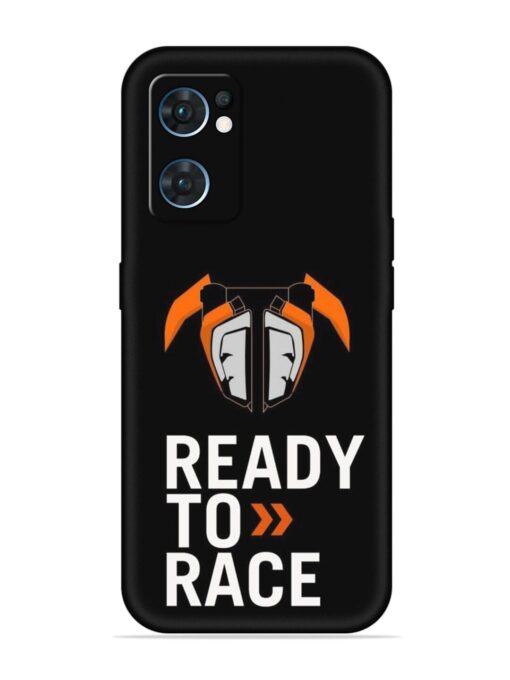 Ready To Race Embossed Soft Silicone Case for Oppo Reno 7 (5G) Zapvi