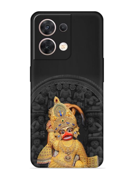 Indian Gold Hanuman Embossed Soft Silicone Case for Oppo Reno 8 (5G) Zapvi