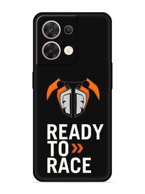 Ready To Race Embossed Soft Silicone Case for Oppo Reno 8 (5G) Zapvi