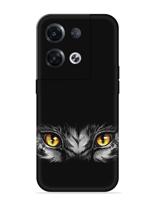 Scary Eye Embossed Soft Silicone Case for Oppo Reno 8 Pro (5G) Zapvi