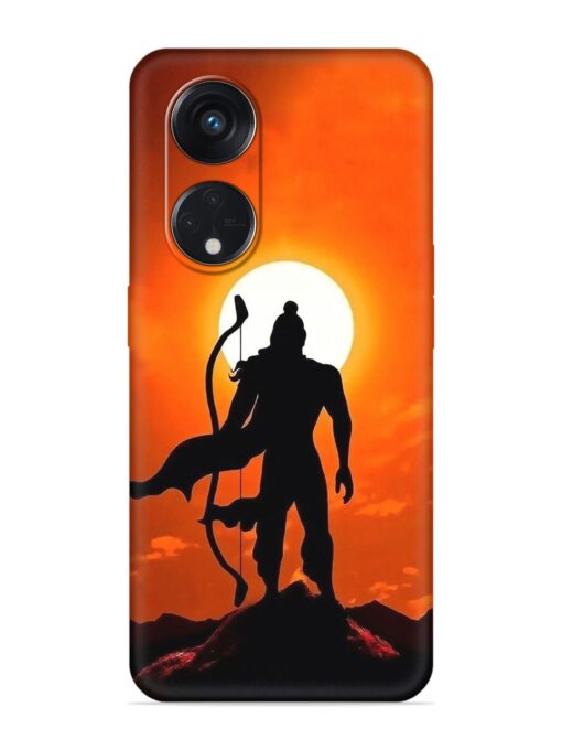 Shree Ram Embossed Soft Silicone Case for Oppo Reno 8T (5G)