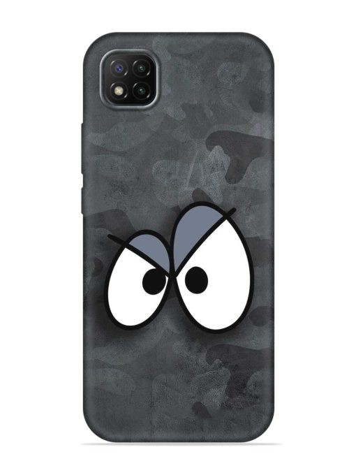 Big Eyes Night Mode Embossed Soft Silicone Case for Poco C3 Zapvi