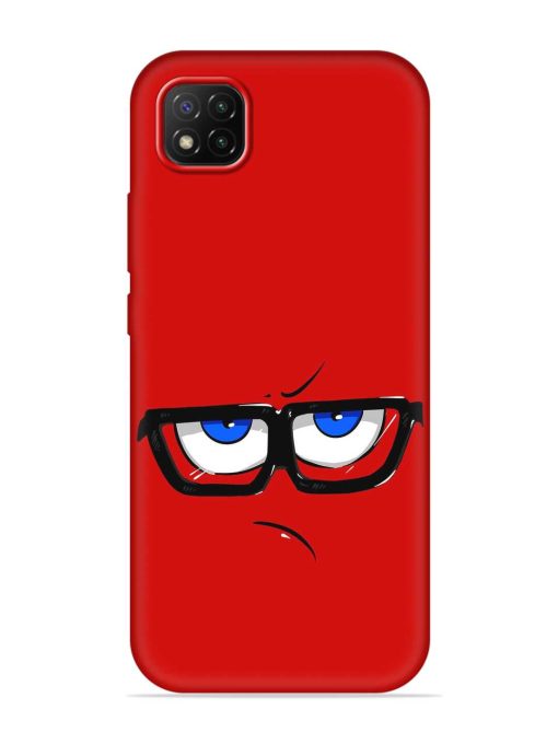 Rad Angry Face Embossed Soft Silicone Case for Poco C3 Zapvi