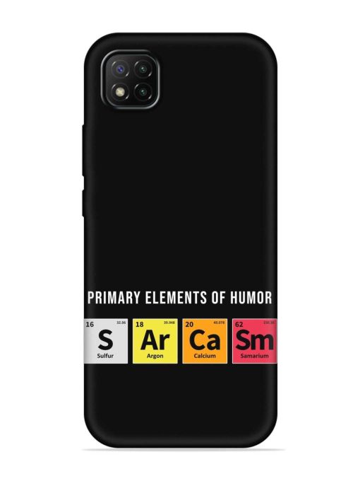 Primary Elements Humor Embossed Soft Silicone Case for Poco C3 Zapvi