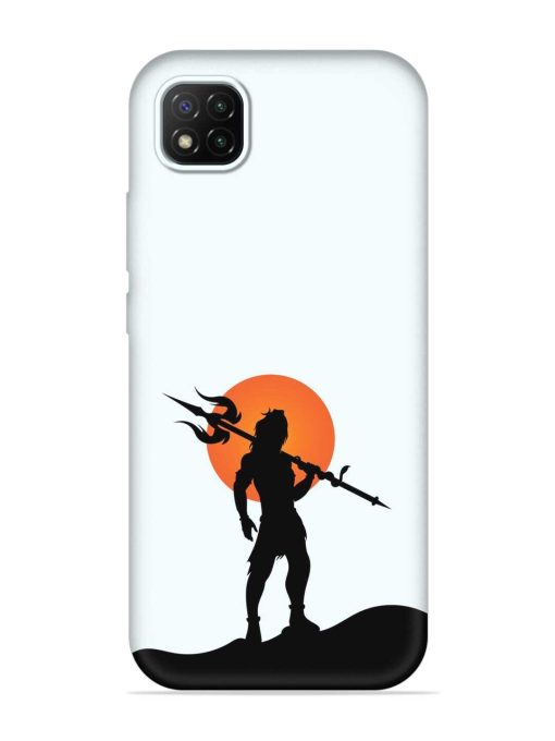 Lord Mahadev Trendy Embossed Soft Silicone Case for Poco C3 Zapvi