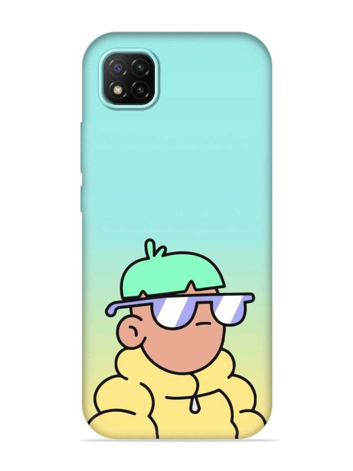 Doodles Cool Character Embossed Soft Silicone Case for Poco C3 Zapvi