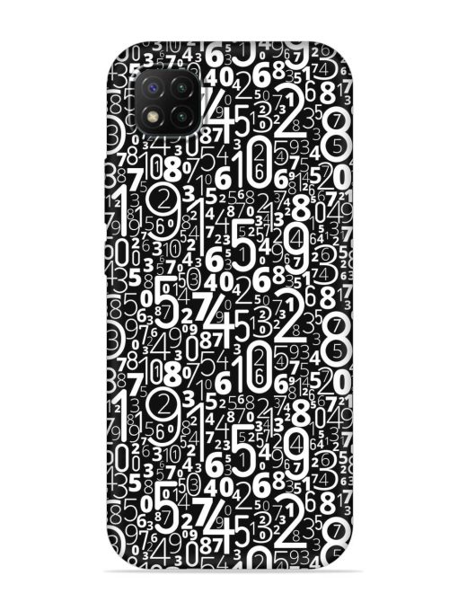 Many Numbers Different Embossed Soft Silicone Case for Poco C3 Zapvi