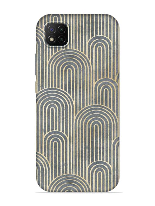 Art Deco Style Embossed Soft Silicone Case for Poco C3 Zapvi