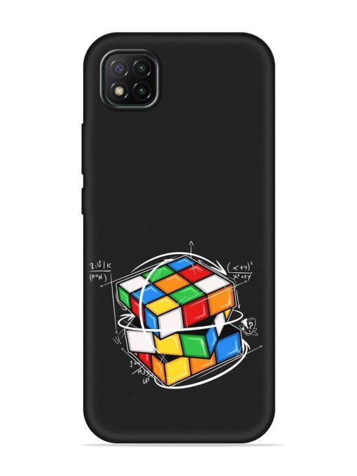 Cubik Vector Embossed Soft Silicone Case for Poco C3 Zapvi