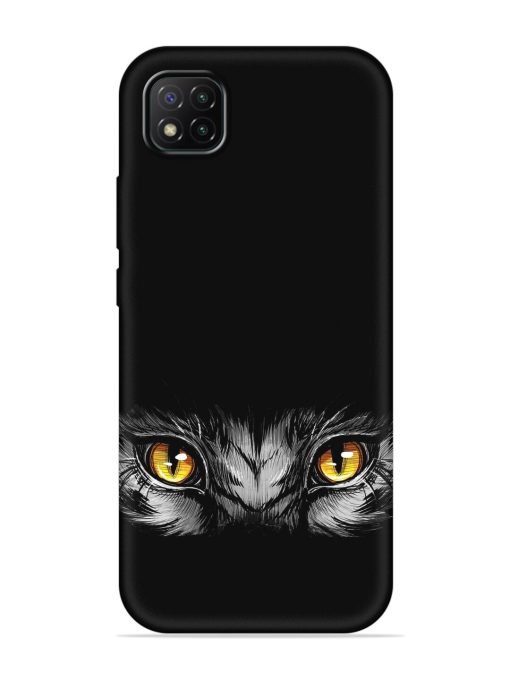 Scary Eye Embossed Soft Silicone Case for Poco C3 Zapvi