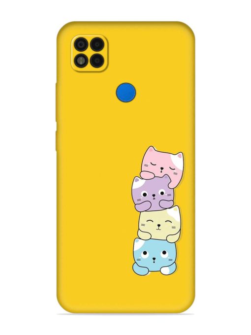 Cartoon Anime Embossed Soft Silicone Case for Poco C31