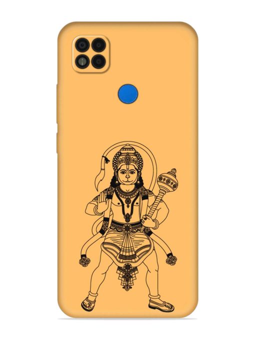 Indian God Hanuman Embossed Soft Silicone Case for Poco C31