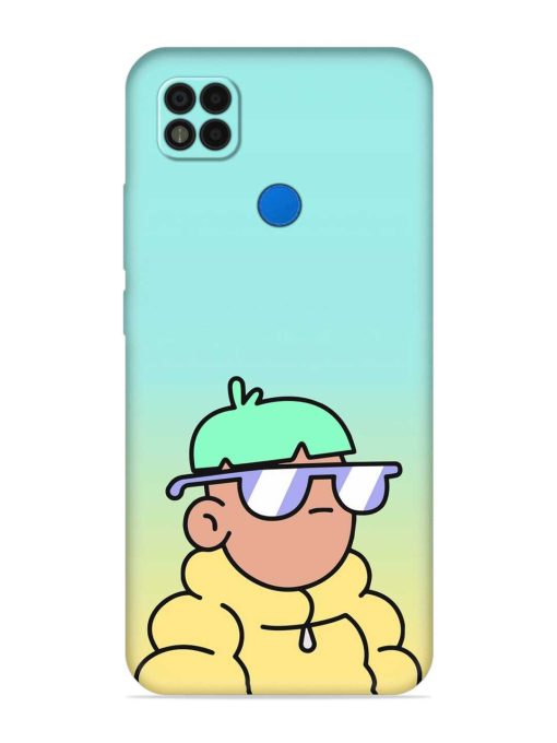 Doodles Cool Character Embossed Soft Silicone Case for Poco C31 Zapvi