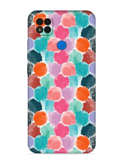 Colorful Seamless Pattern Embossed Soft Silicone Case for Poco C31 Zapvi