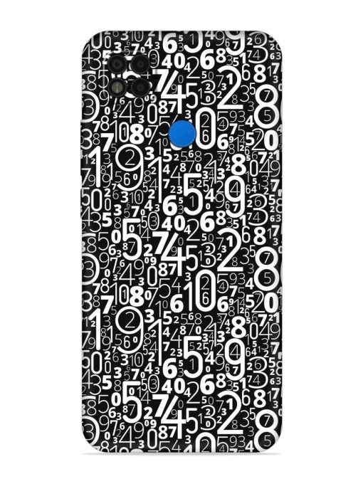 Many Numbers Different Embossed Soft Silicone Case for Poco C31 Zapvi