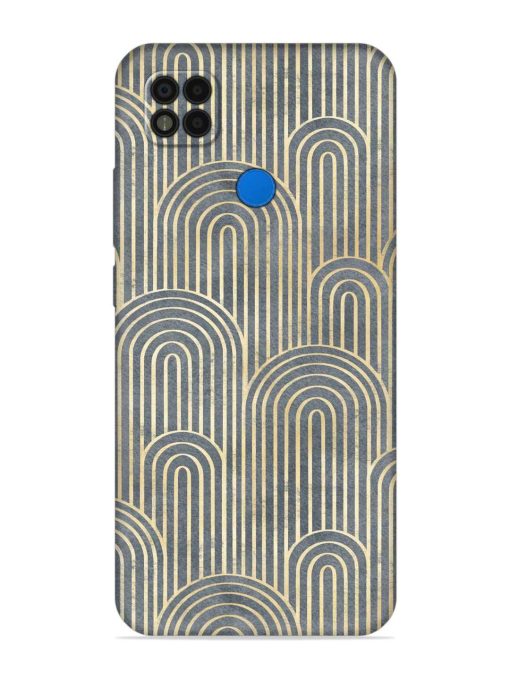 Art Deco Style Embossed Soft Silicone Case for Poco C31 Zapvi