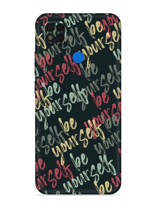 Yourself Seamless Embossed Soft Silicone Case for Poco C31 Zapvi