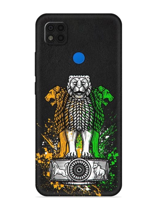 Pillars Of Ashoka Embossed Soft Silicone Case for Poco C31 Zapvi