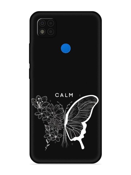 Calm Embossed Soft Silicone Case for Poco C31 Zapvi