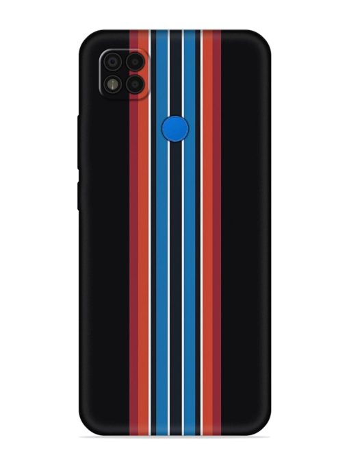 Vertical Strips Embossed Soft Silicone Case for Poco C31 Zapvi