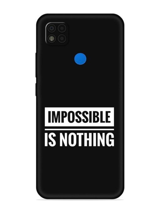 Impossible Is Nothing Embossed Soft Silicone Case for Poco C31 Zapvi