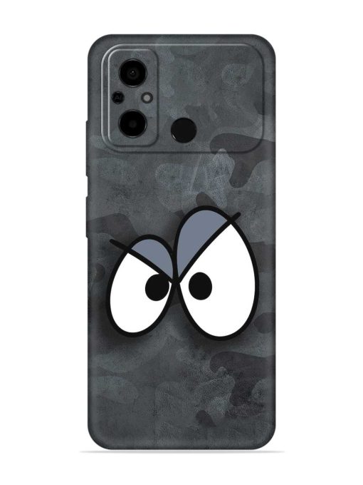 Big Eyes Night Mode Embossed Soft Silicone Case for Poco C55