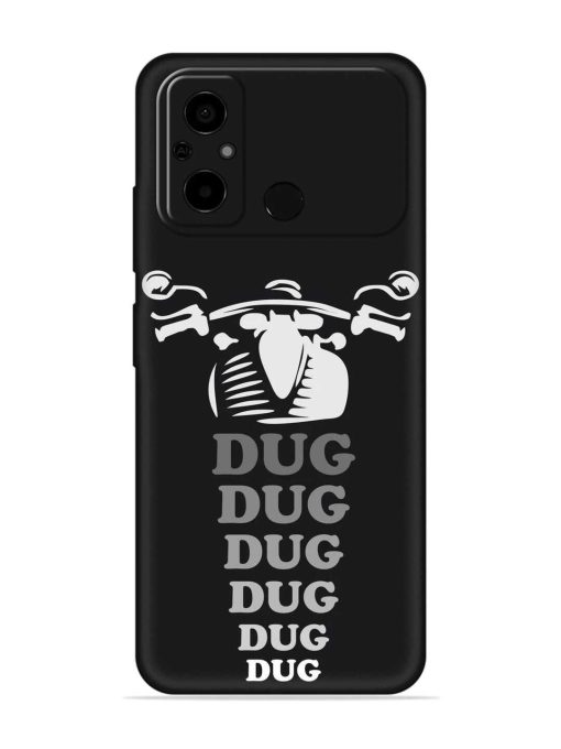 Dug Dug Dug Embossed Soft Silicone Case for Poco C55 Zapvi