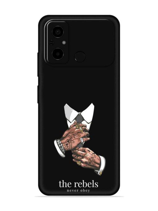 Rebels Slogan Man Embossed Soft Silicone Case for Poco C55