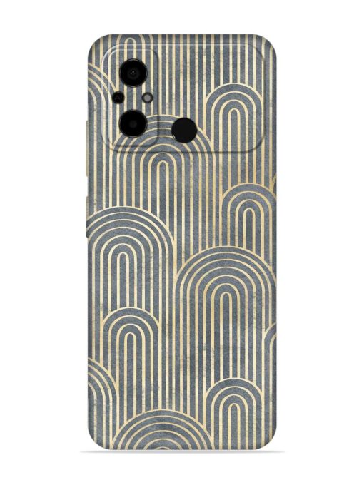 Art Deco Style Embossed Soft Silicone Case for Poco C55 Zapvi