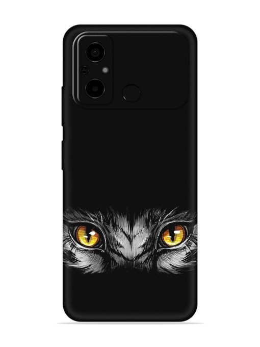 Scary Eye Embossed Soft Silicone Case for Poco C55 Zapvi