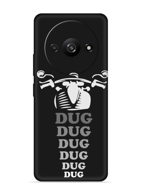 Dug Dug Dug Embossed Soft Silicone Case for Poco C61 Zapvi