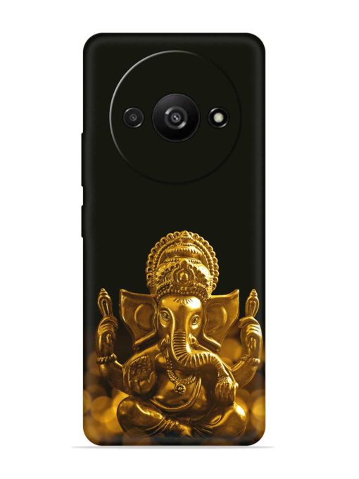 Lord Ganesha Indian Festival Embossed Soft Silicone Case for Poco C61 Zapvi