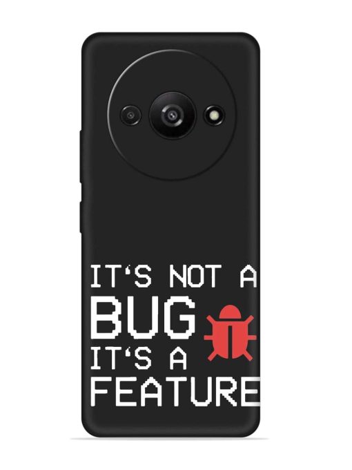 Not Bug Feature Embossed Soft Silicone Case for Poco C61