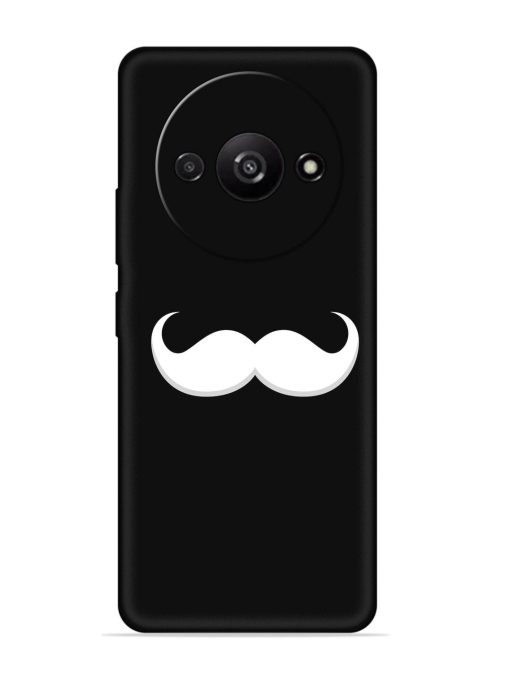 Mustache Vector Embossed Soft Silicone Case for Poco C61