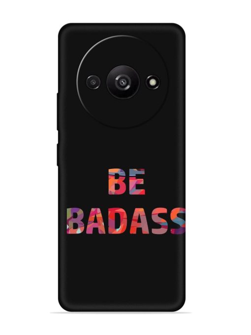 Be Badass Embossed Soft Silicone Case for Poco C61