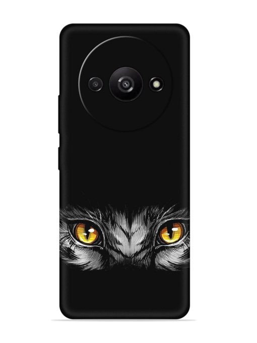 Scary Eye Embossed Soft Silicone Case for Poco C61