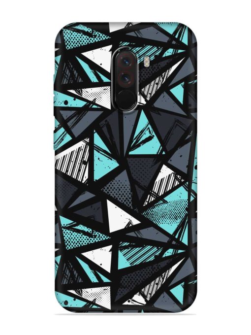 Abstract Seamless Embossed Soft Silicone Case for Poco F1 Zapvi