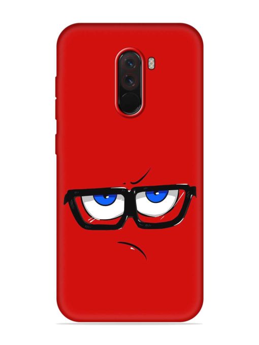 Rad Angry Face Embossed Soft Silicone Case for Poco F1 Zapvi