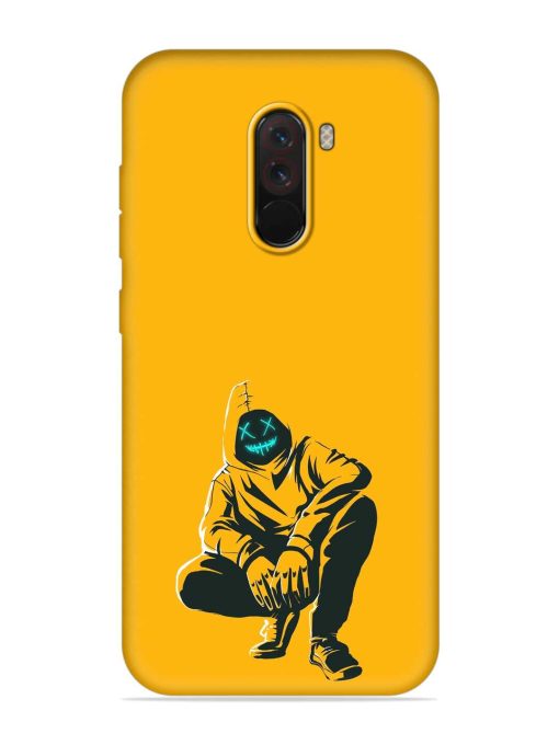 Xo Xo Swag Embossed Soft Silicone Case for Poco F1