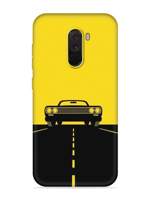 Classic Car Embossed Soft Silicone Case for Poco F1 Zapvi