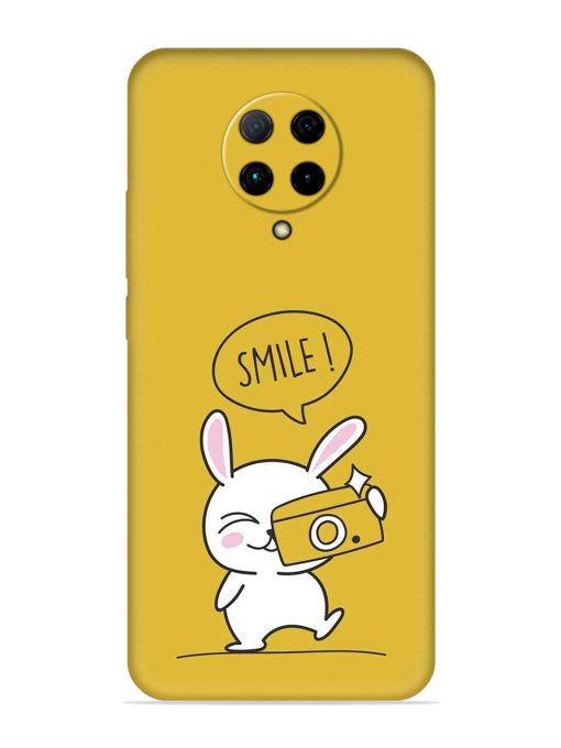 Hey Smile Please Embossed Soft Silicone Case for Poco F2 Pro Zapvi