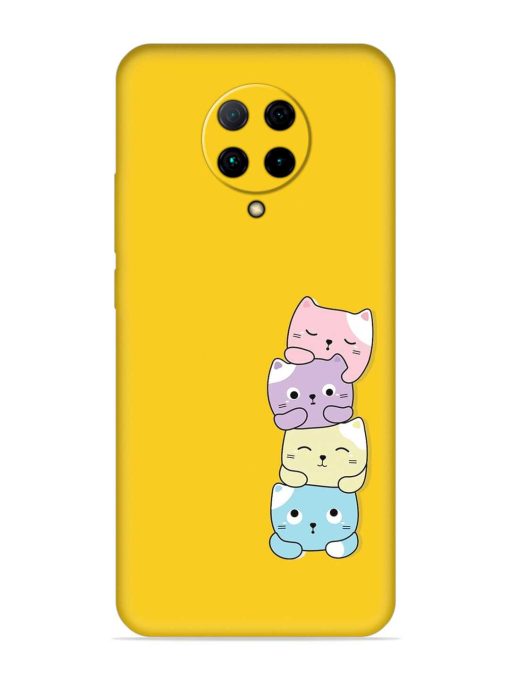 Cartoon Anime Embossed Soft Silicone Case for Poco F2 Pro Zapvi