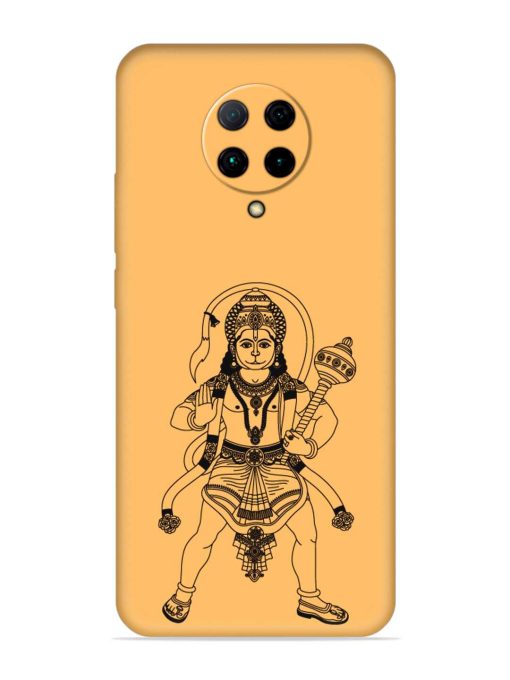 Indian God Hanuman Embossed Soft Silicone Case for Poco F2 Pro